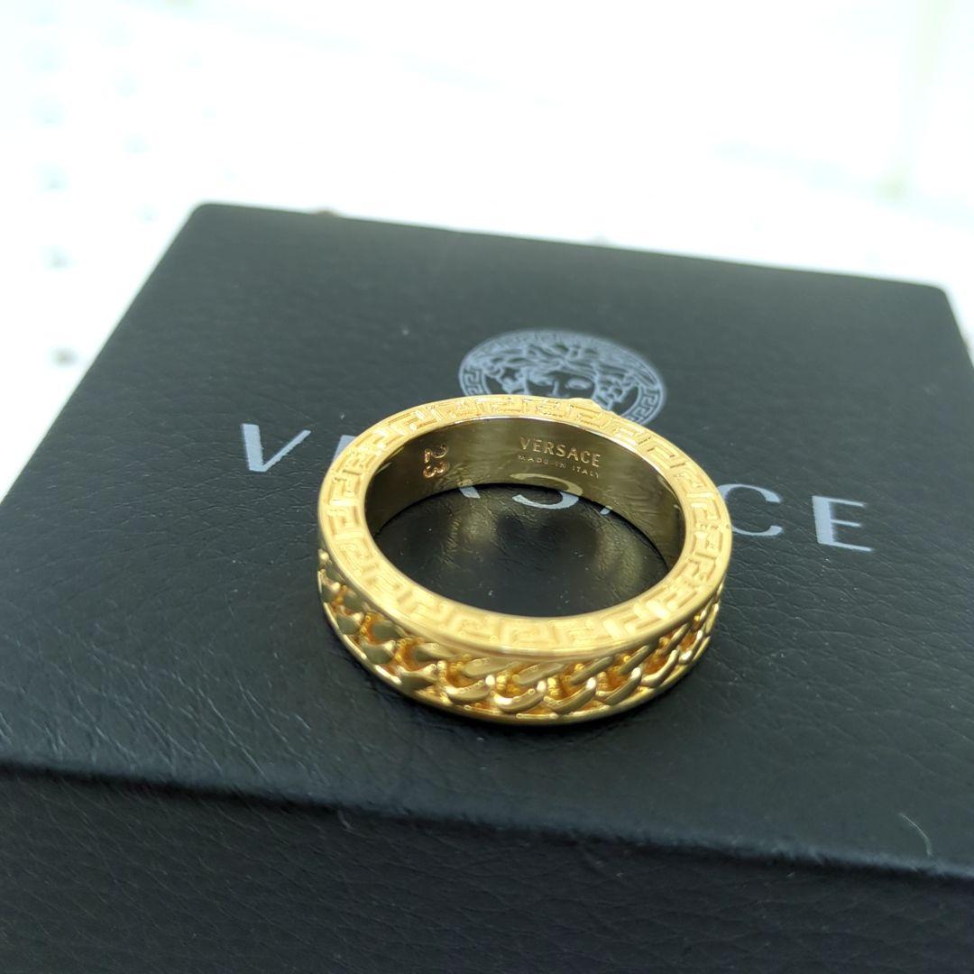 VERSACE ゴールド リング２１号 オンラインショップ】 Versace リング ゴールド21号