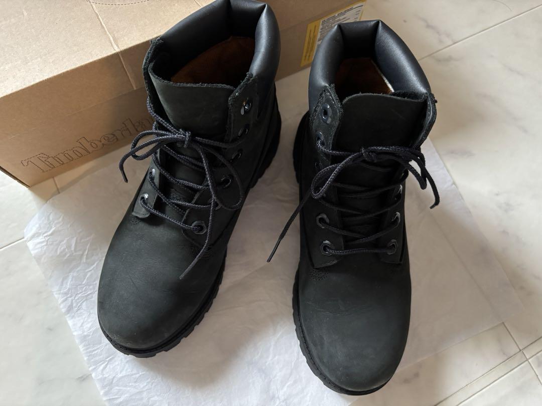 Timberland ブラック ワークブーツ