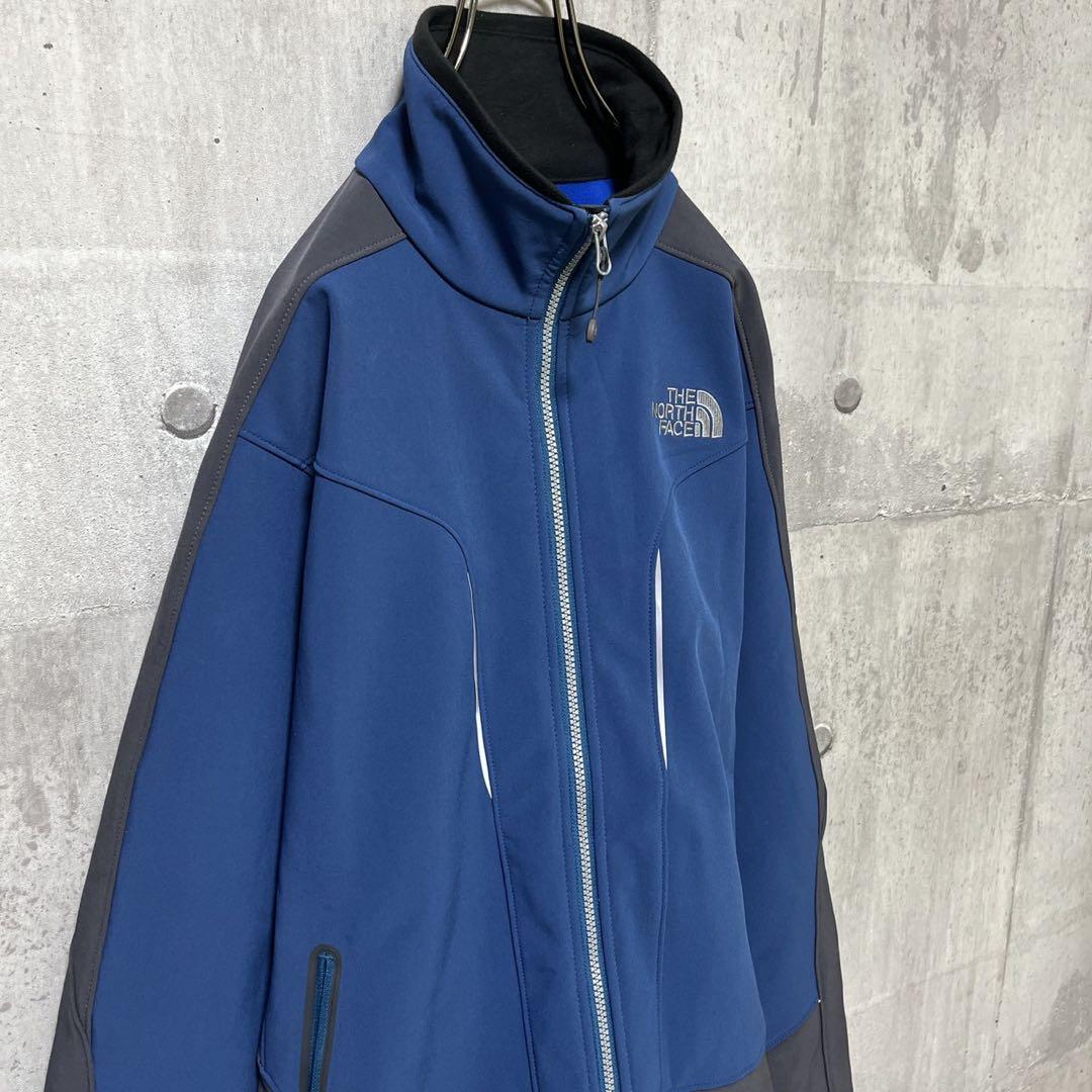 ノースフェイス　ジャケット　ブルーグレー　メンズM
