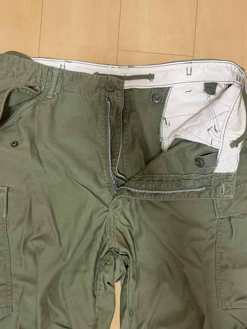 1960'sm65 フィールドパンツ アメリカ軍アルミジップ 67年製