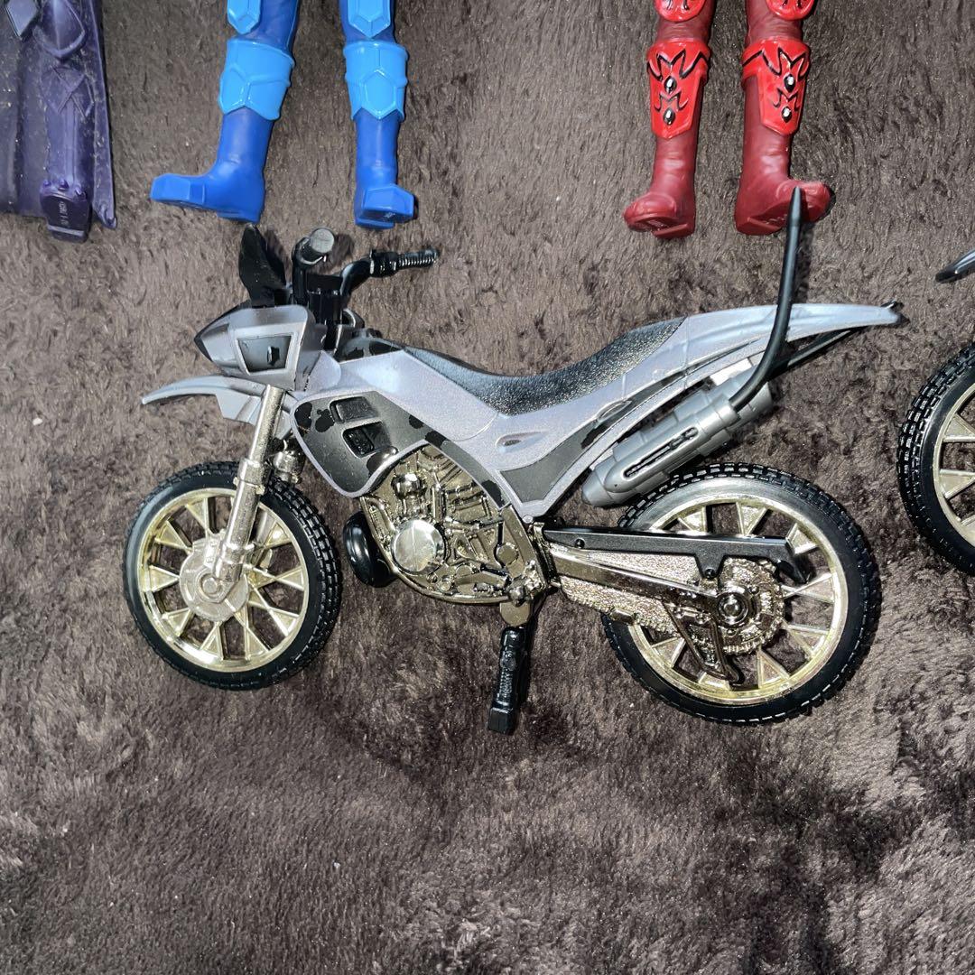 仮面ライダー ソフビフィギュアセット バイク付き