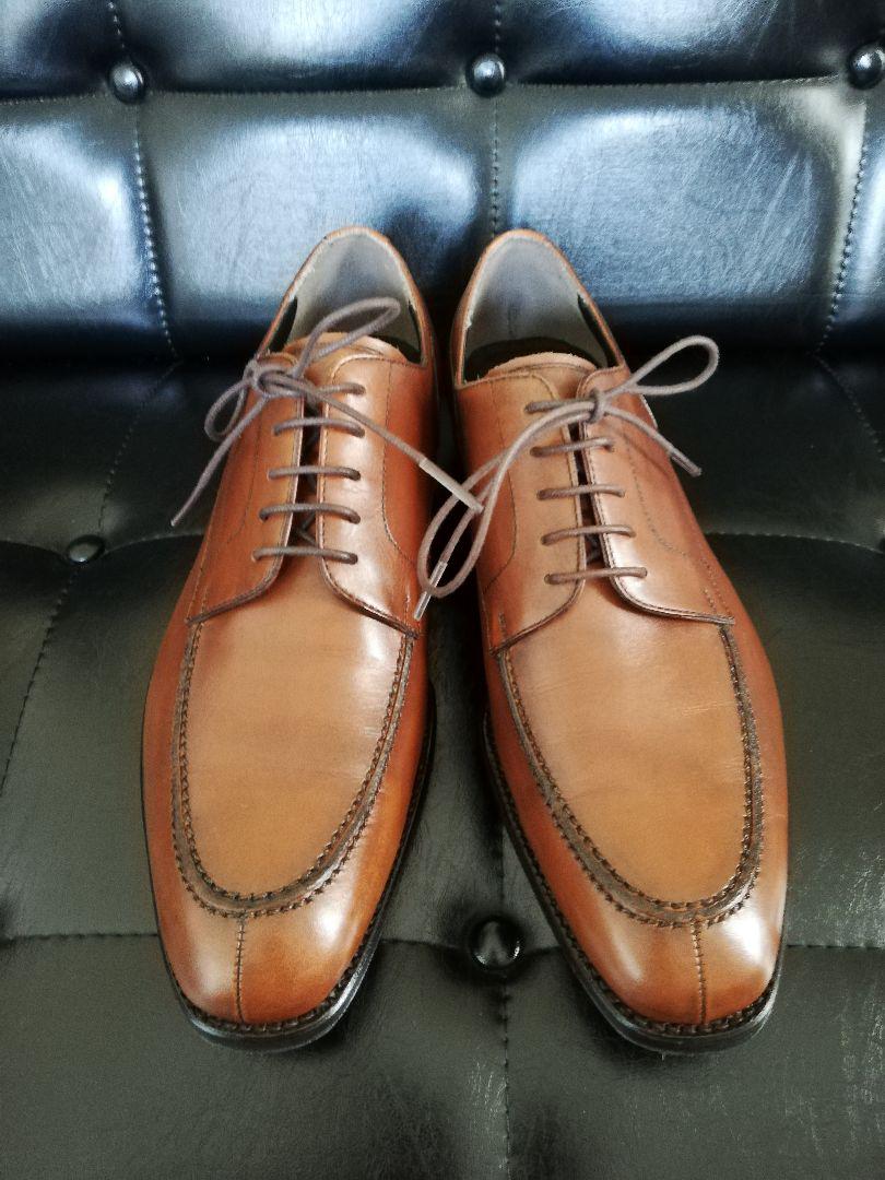 超激得SALE 美品 6.5 NY023 ドレスシューズ nLVuA-m48719100633 NEWYORKER Uチップ 日本製通販