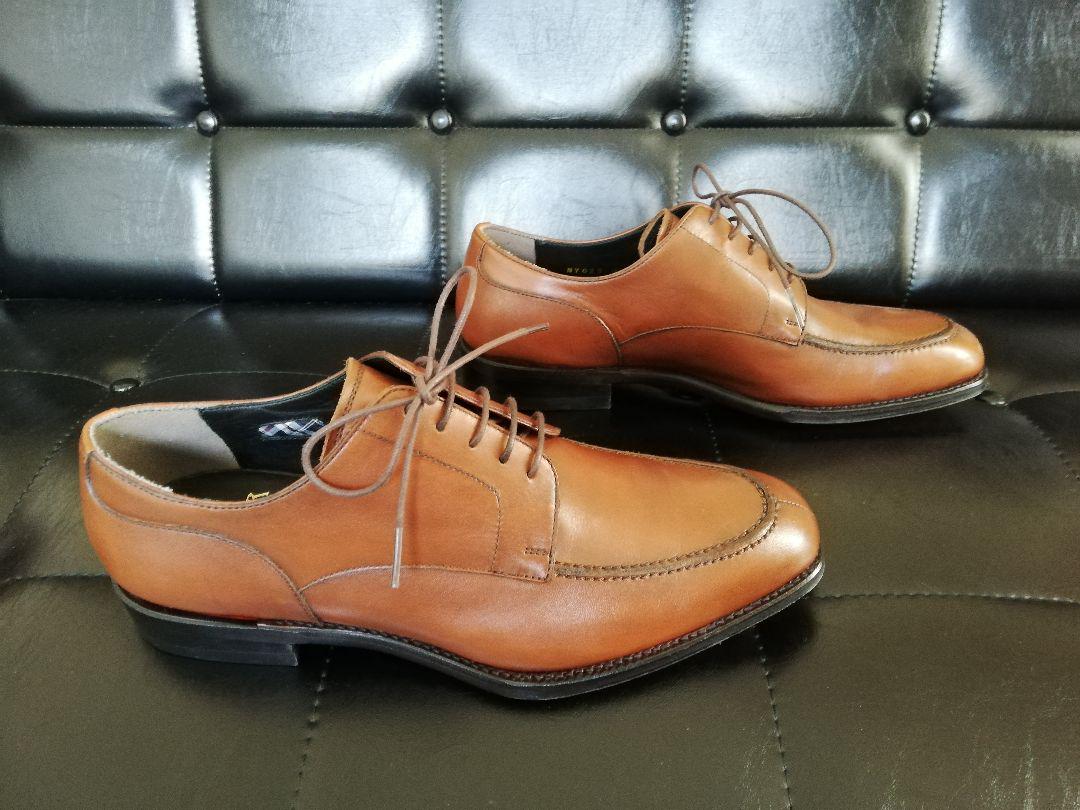 超激得SALE 美品 6.5 NY023 ドレスシューズ nLVuA-m48719100633 NEWYORKER Uチップ 日本製通販