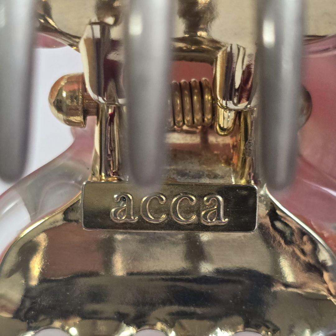 良品✨】acca アッカ ヘアクリップ ミニ ピンク - メルカリ