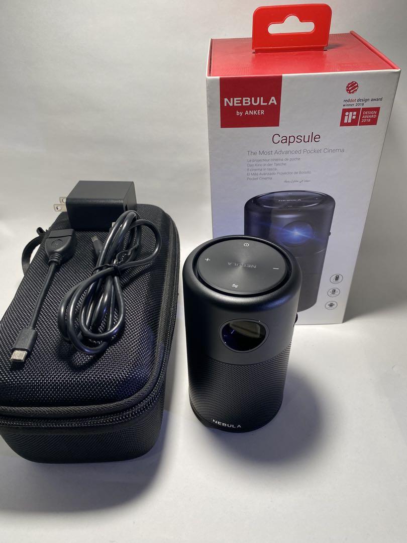 美品/専用ケース付き】NEBULA Capsule プロジェクター