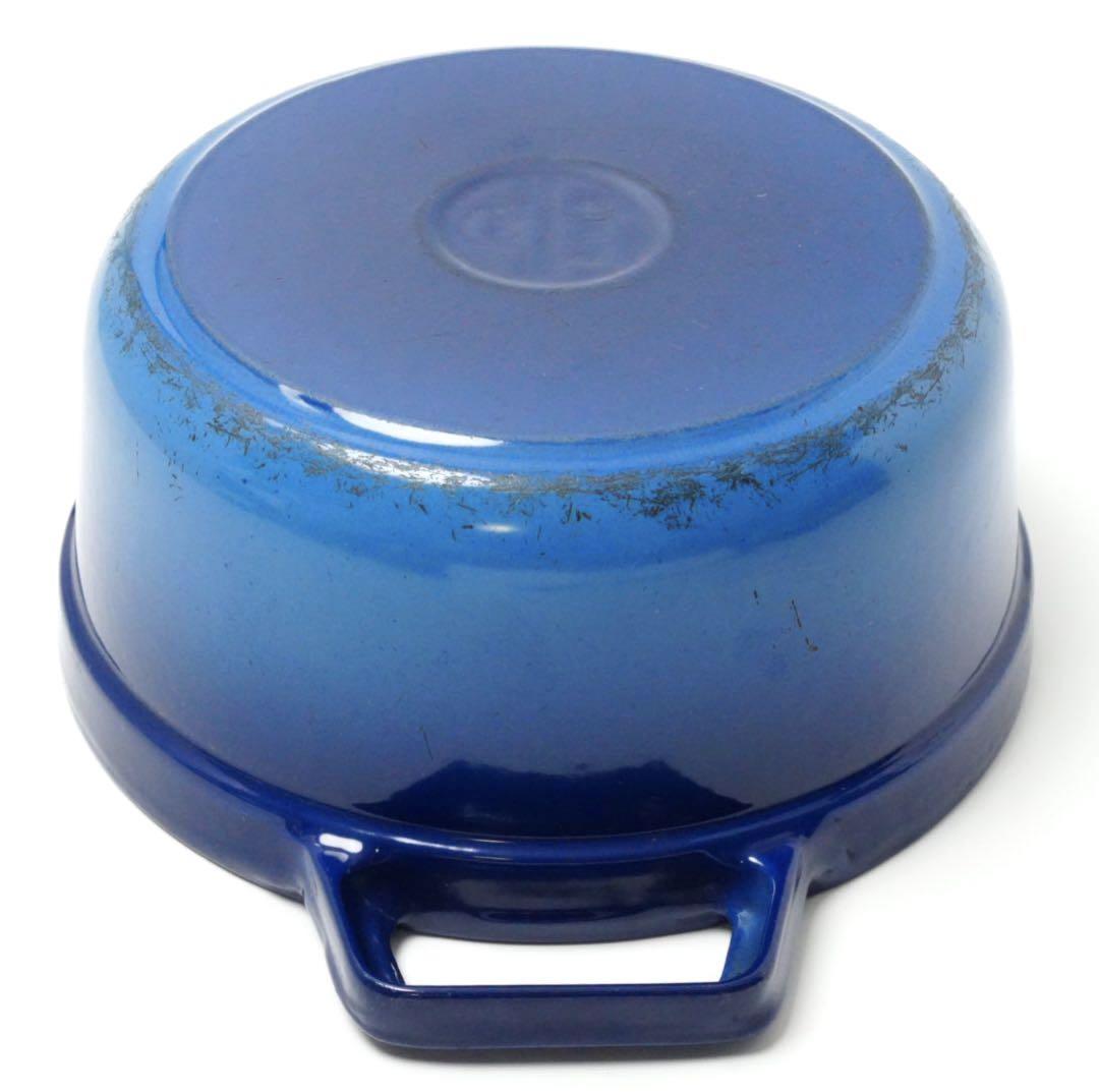 【希少】ストウブ staub ピコココット ラウンド 20cm ロイヤルブルー