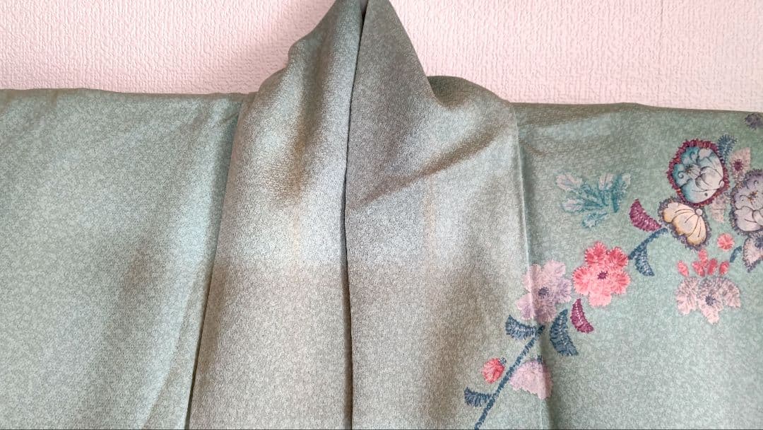 訪問着 辻が花 枝垂れ花文 暈し染め 金彩 逸品 訪問着 辻が花 枝垂れ花文 暈し染め 金彩 逸品