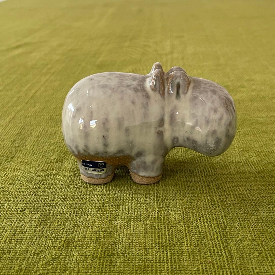 今日の超目玉】 リサラーソン MENAGERI カバ Flodhast 置物