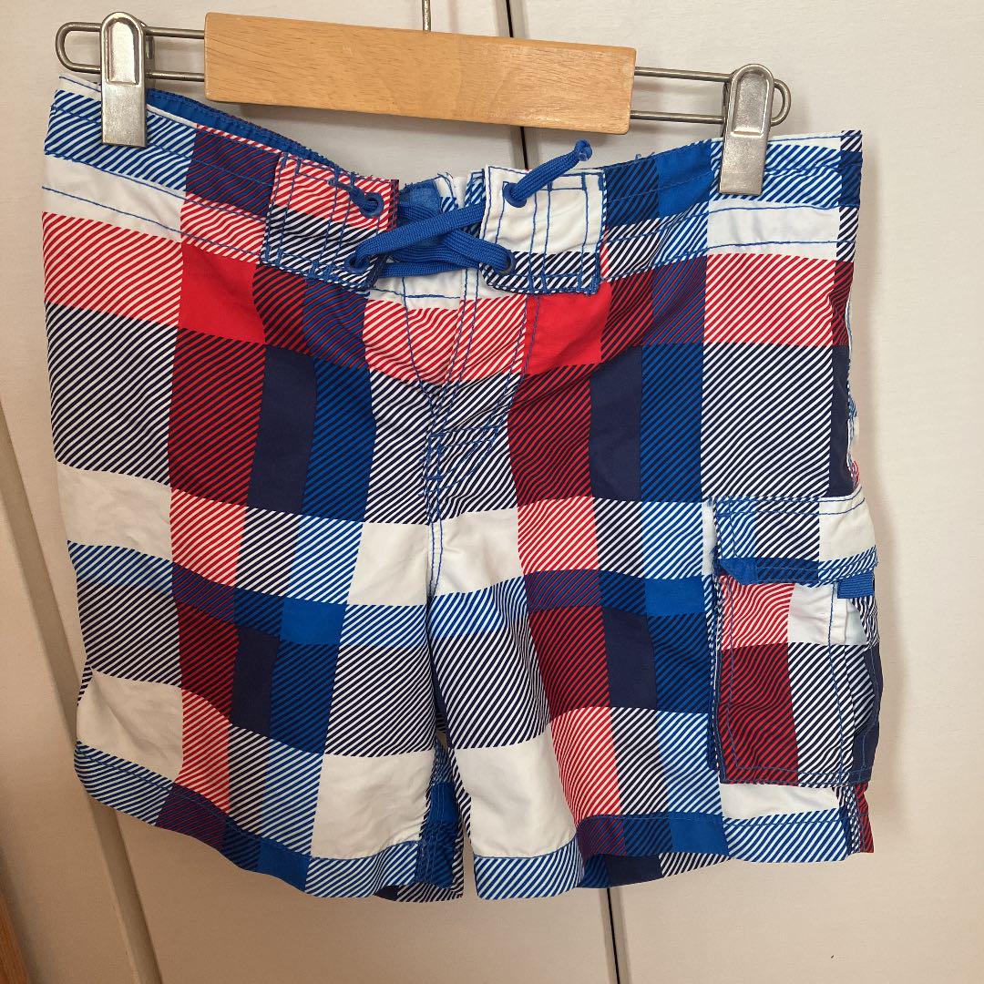 12歳　水着 H &Mチェック柄水着パンツ10歳から12歳140150160 水着・水泳用品
