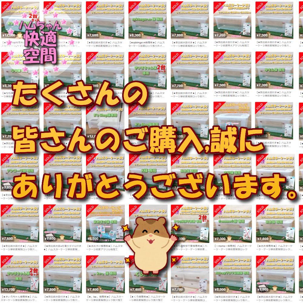 【★新品★】ハムスターケージ ゲージ ハウス 前面 アクリル板加工