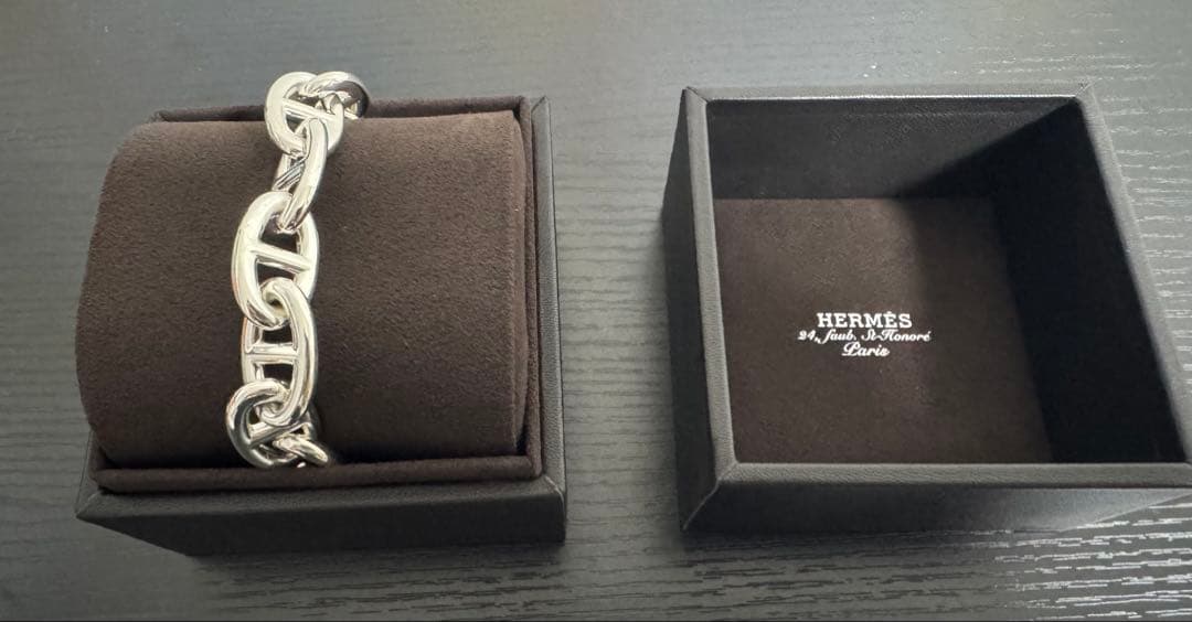 HERMES シェーヌダンクル　ブレスレット　GM