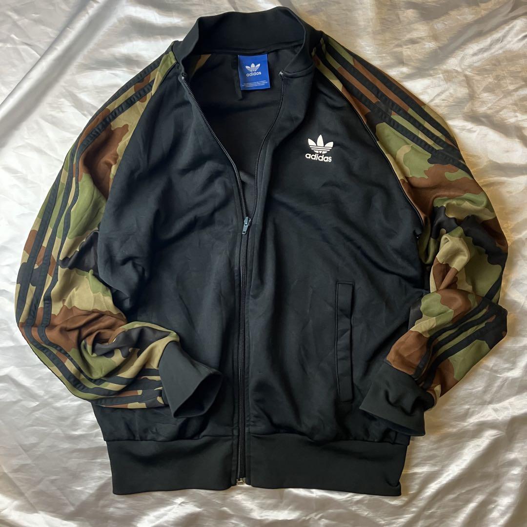 アディダス　ファイヤーバード　adidas カモフラージュ ジャージジャケット