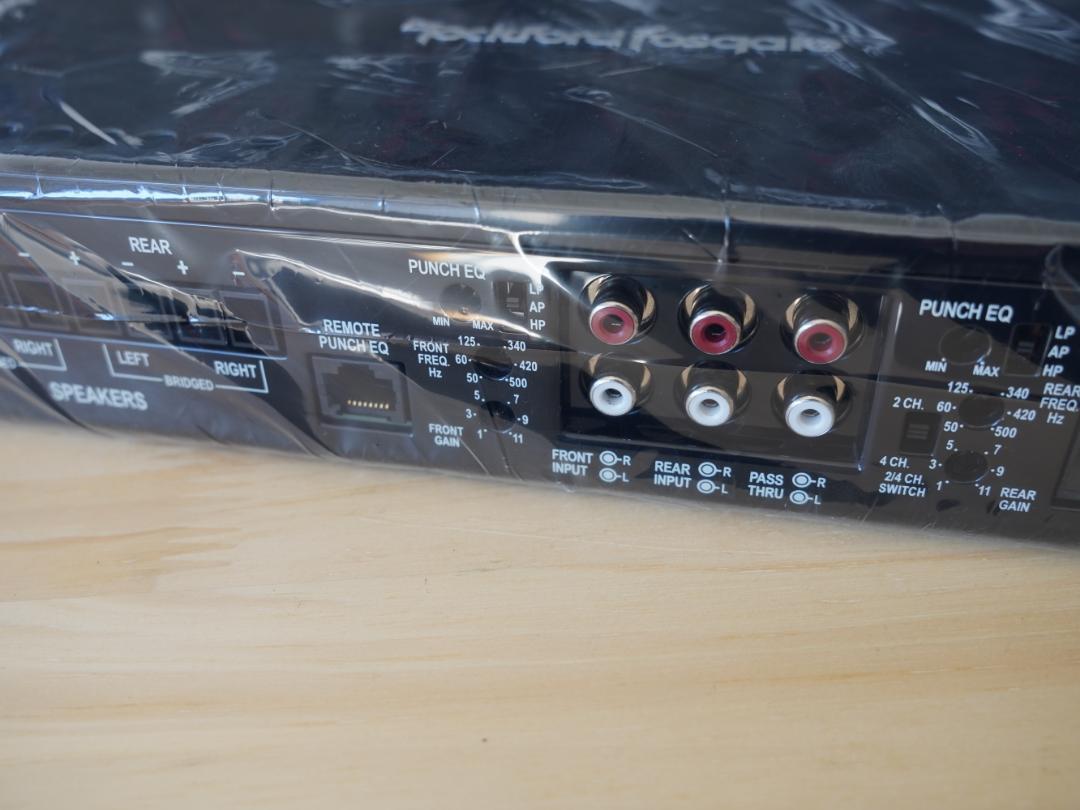 新古品 ROCKFORD T1000-4AD (パワーシリーズ) ※並行輸入品