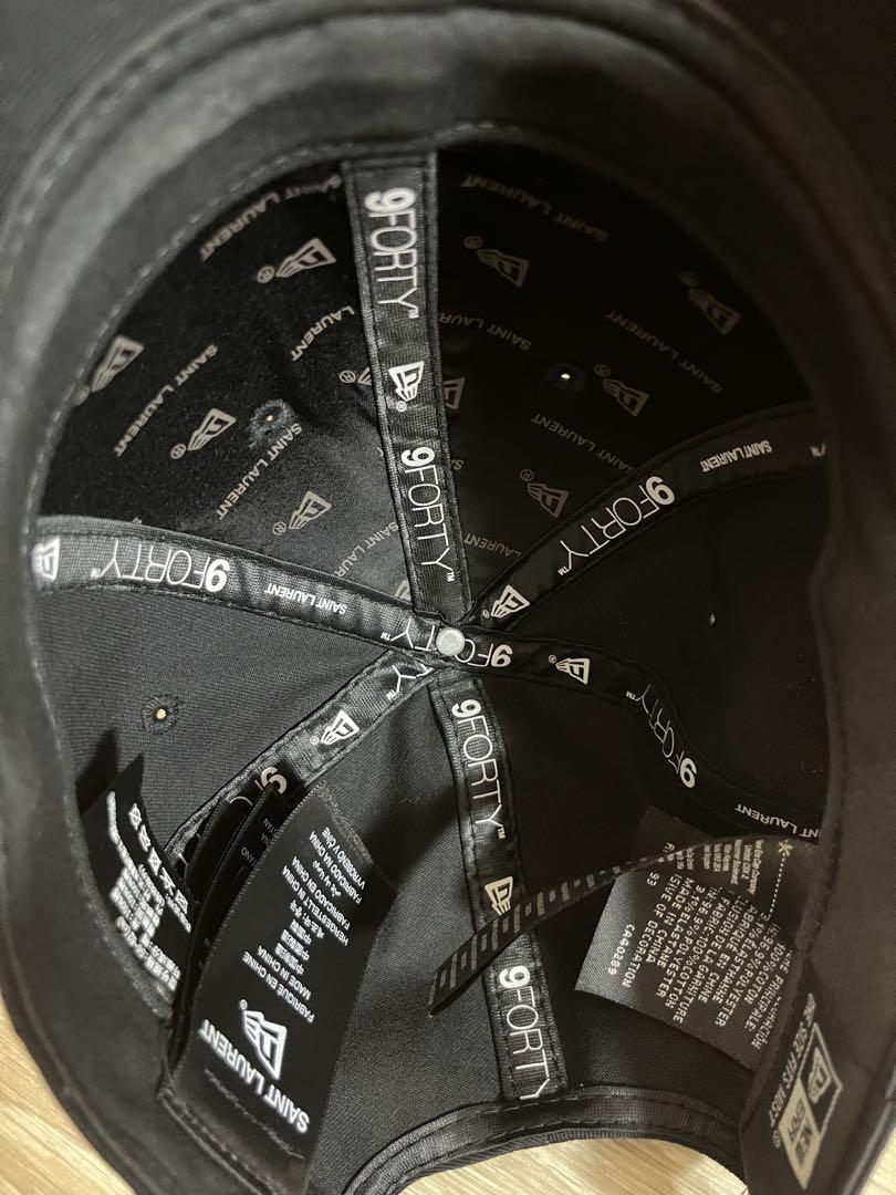 SAINT LAURENT ブラック 9FORTY キャップ