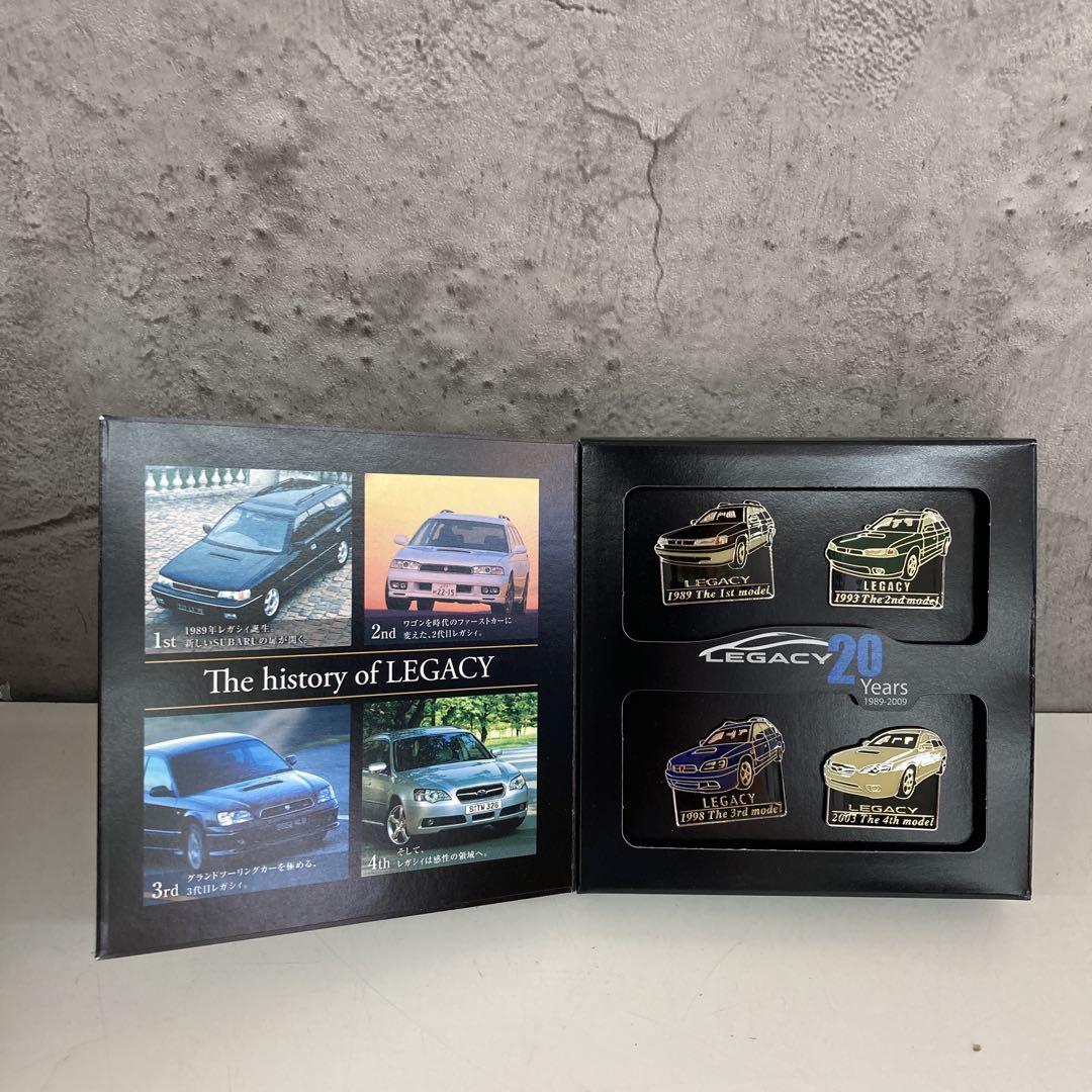 レガシィ　アウトバック　記念ピンバッジ SUBARU レガシィ 20周年記念 1989-2009 ピンバッジセット未使用