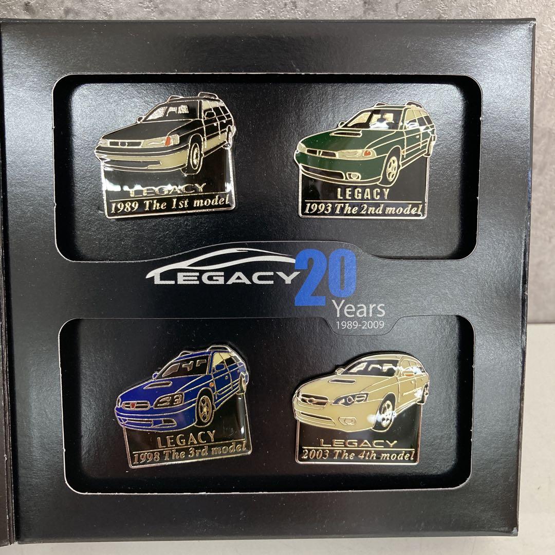 レガシィ　アウトバック　記念ピンバッジ SUBARU レガシィ 20周年記念 1989-2009 ピンバッジセット未使用