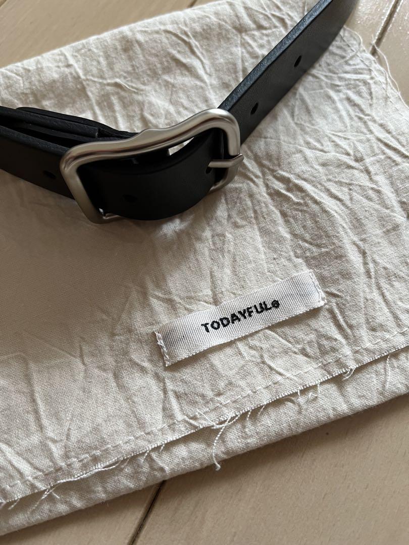 美品　TODAYFUL Backle Leather Belt