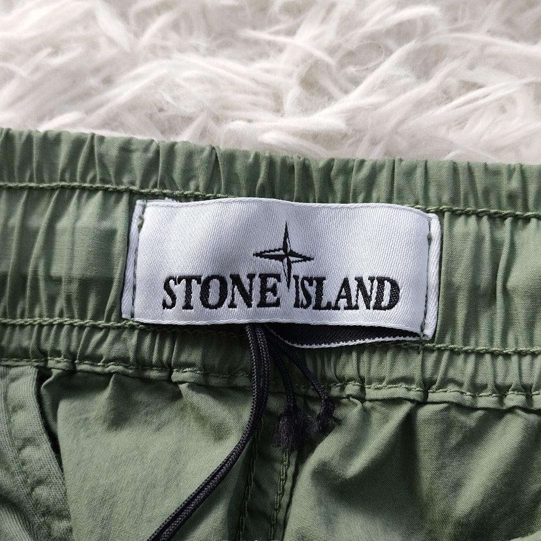 【新品タグ付】STONE ISLAND カーゴパンツ ストレッチ カーキ W30