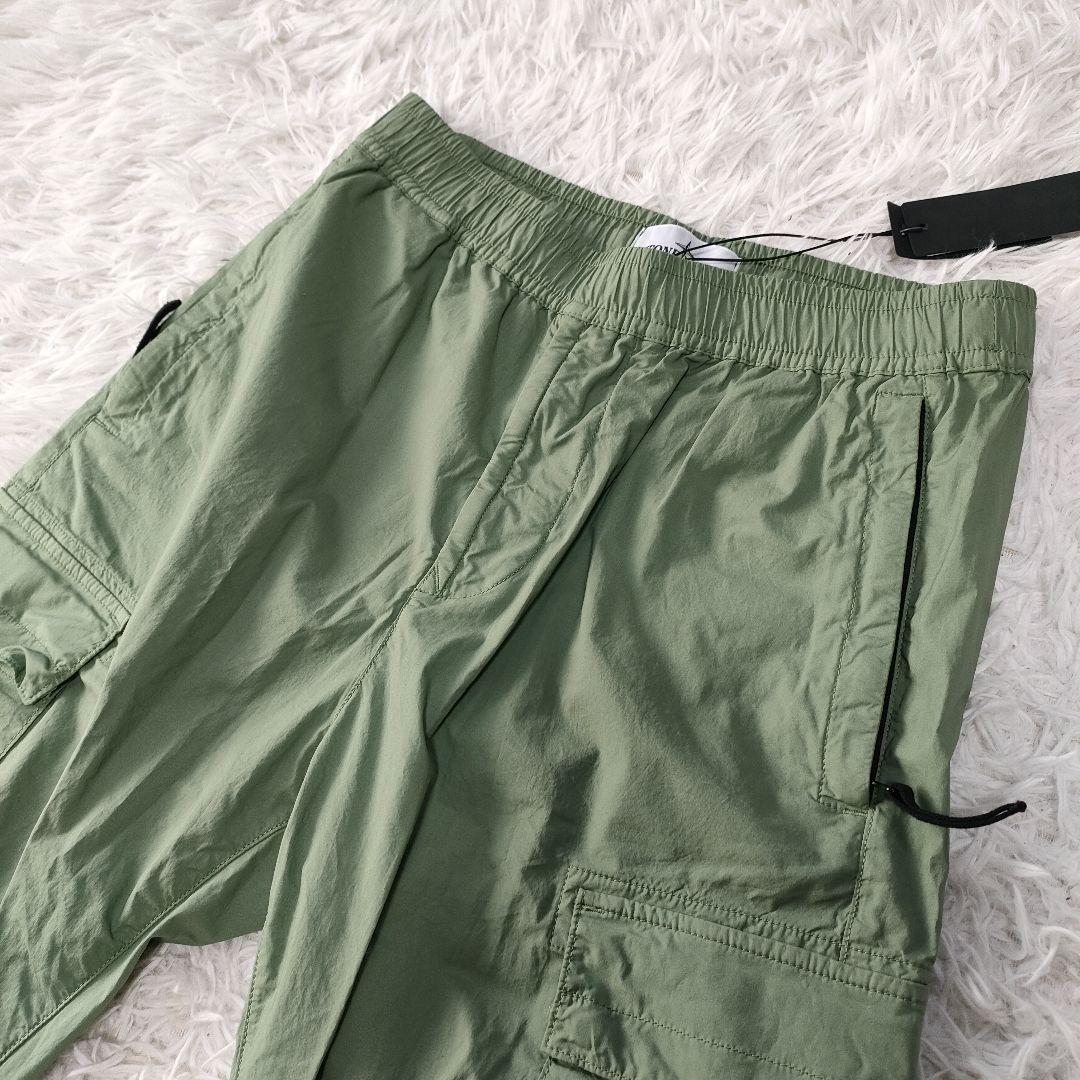 【新品タグ付】STONE ISLAND カーゴパンツ ストレッチ カーキ W30