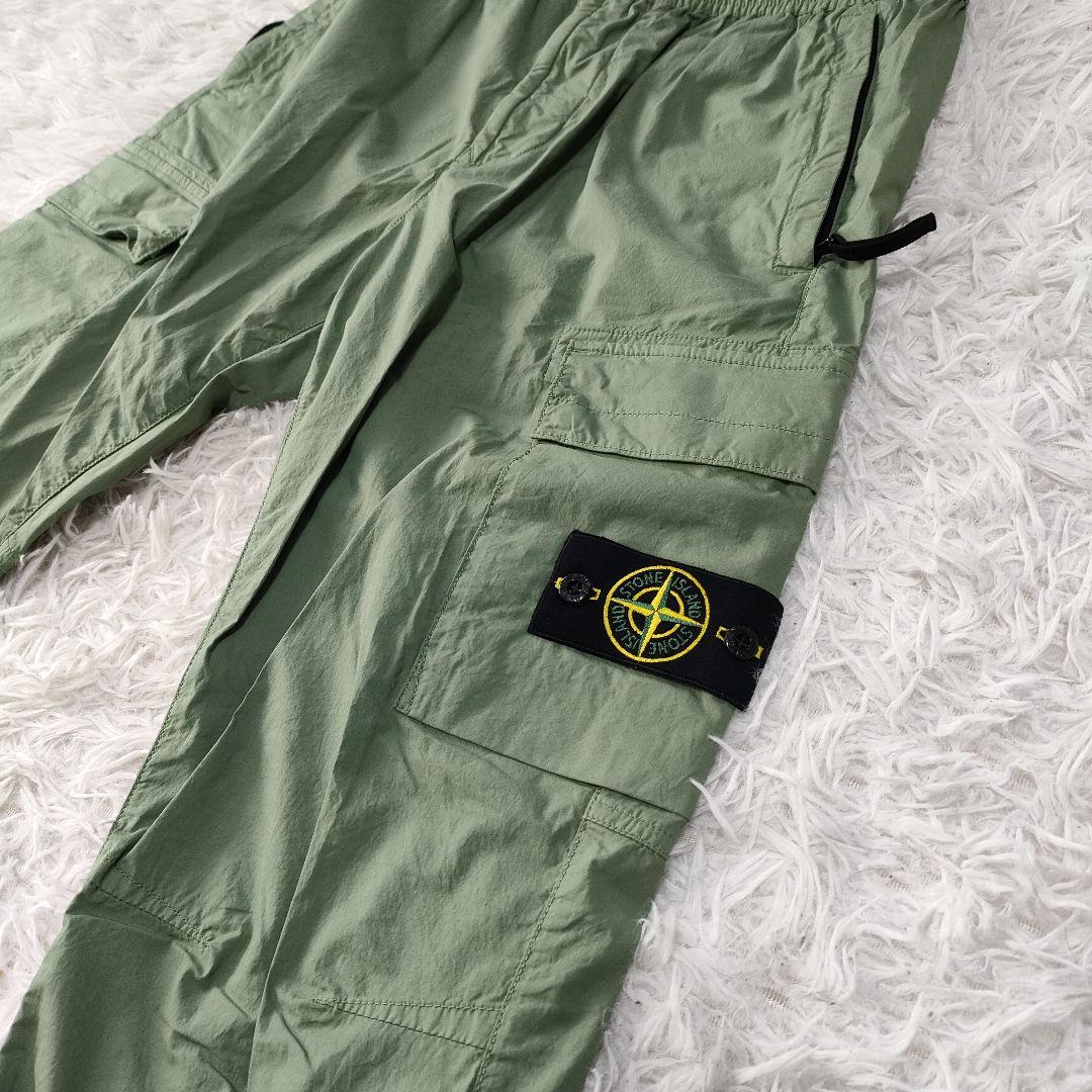 【新品タグ付】STONE ISLAND カーゴパンツ ストレッチ カーキ W30