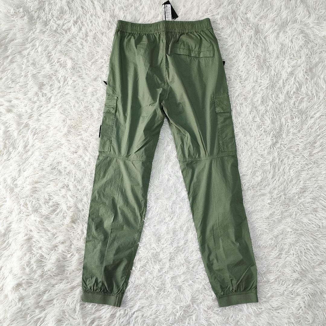 【新品タグ付】STONE ISLAND カーゴパンツ ストレッチ カーキ W30