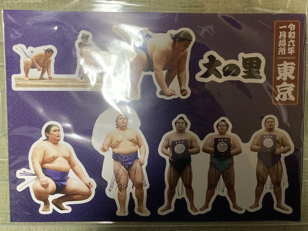 未開封 大相撲 大の里 尊富士 アクリルスタンド A4ステッカーシート セット 未開封 大相撲 大の里 アクリルスタンド A4ステッカーシート 新入幕