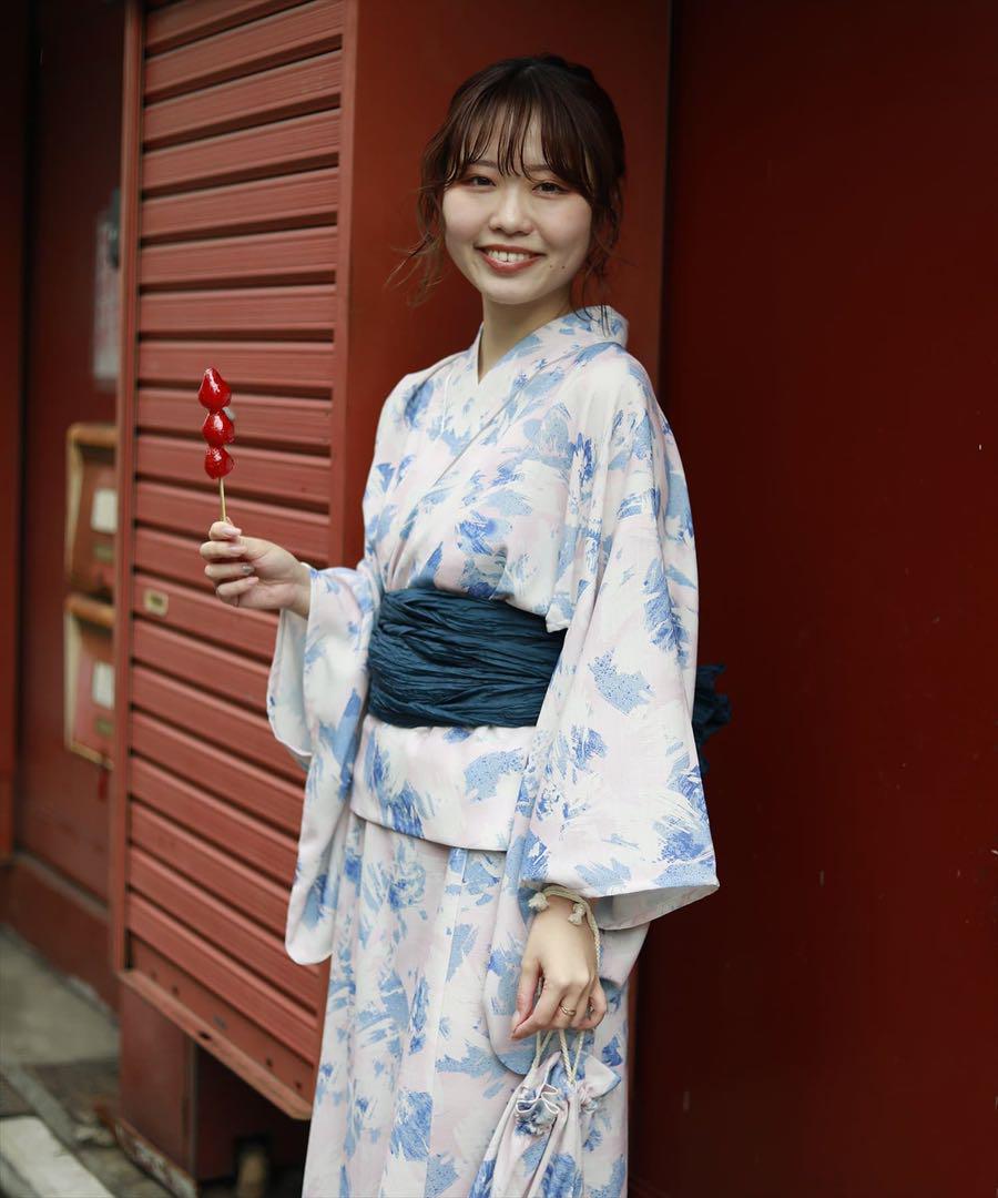 タグ付新品♪naturalcoutureキャミワンピにもなるナチュの2WAY浴衣