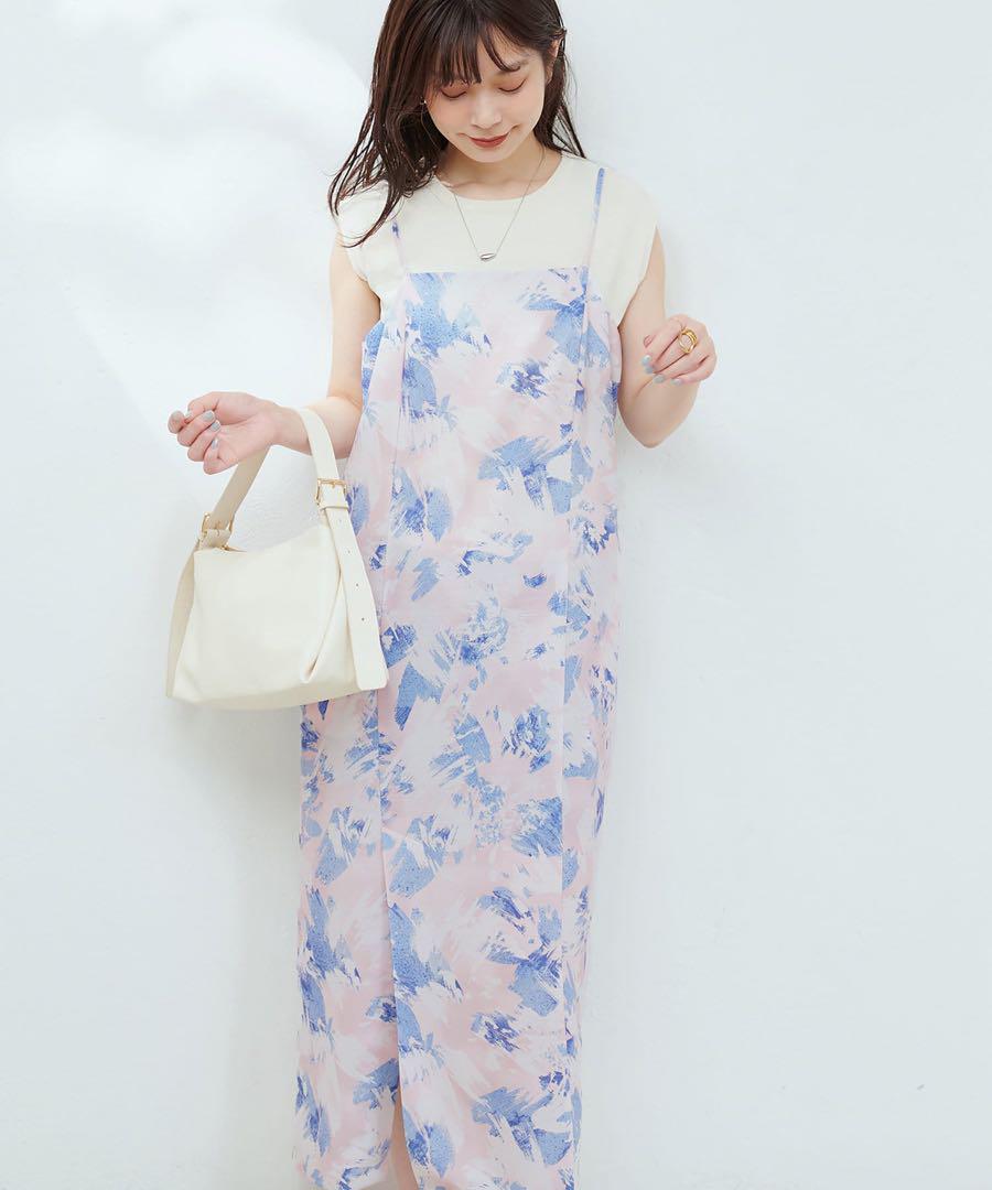 タグ付新品♪naturalcoutureキャミワンピにもなるナチュの2WAY浴衣
