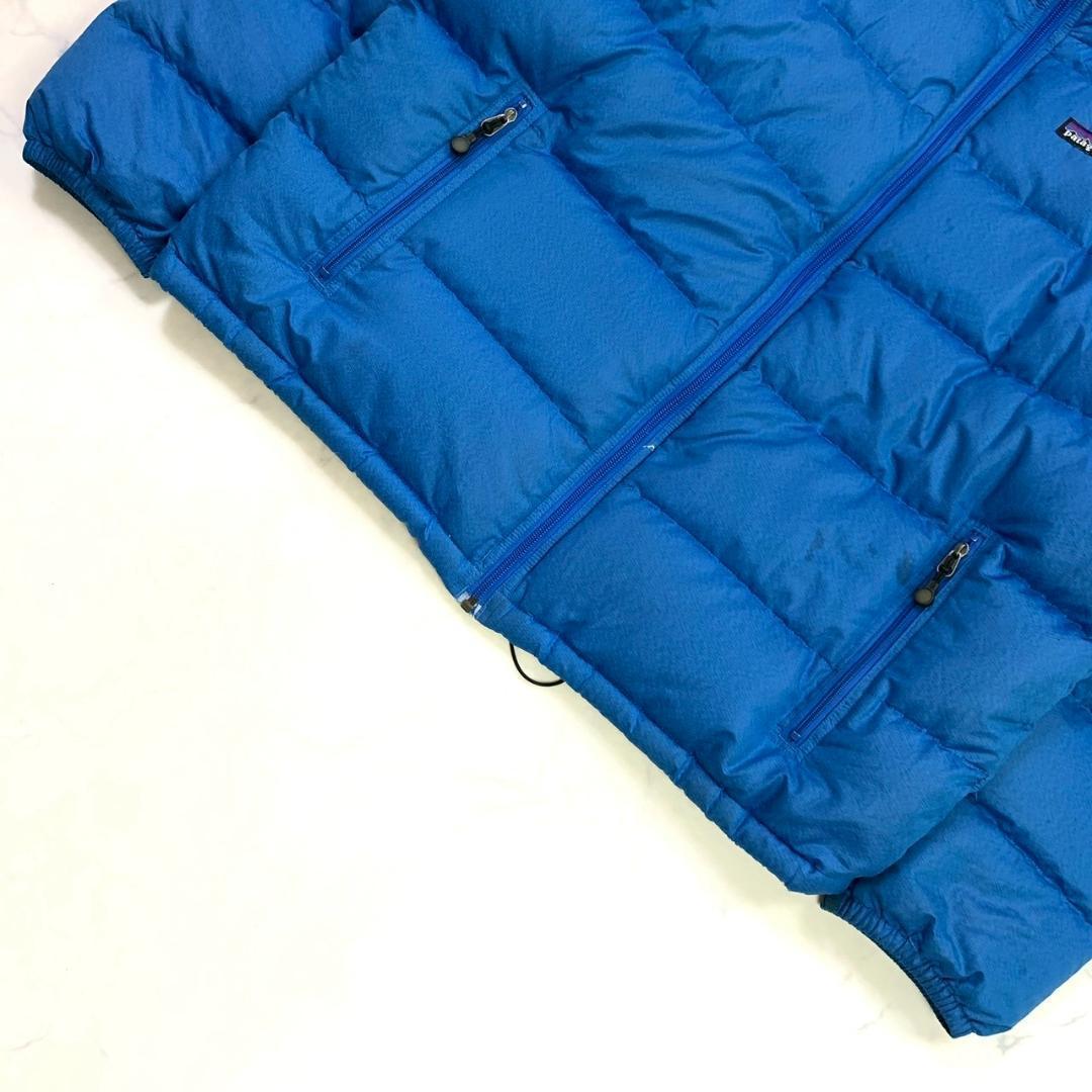 希少 パタゴニア パッカブルダウンジャケット 84600 ブルー L D530 希少 パタゴニア パッカブルダウンジャケット 84600 ブルー L D530