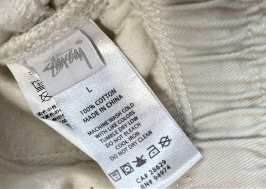 LサイズSTUSSY BRUSHEDBEACH PANTBONE野村訓市