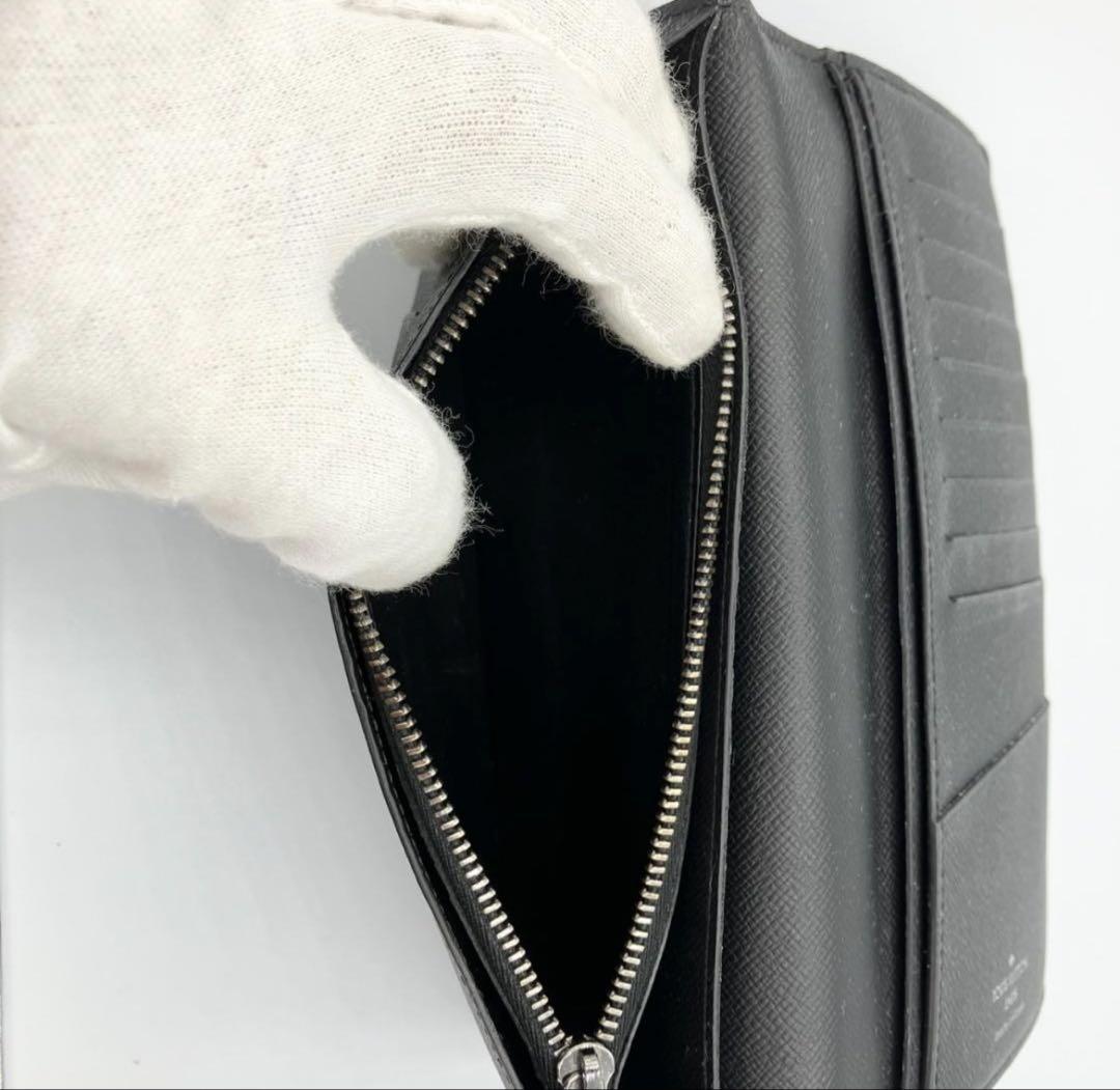 【美品】正規品　LOUIS VUITTON モノグラム 長財布　ブラック