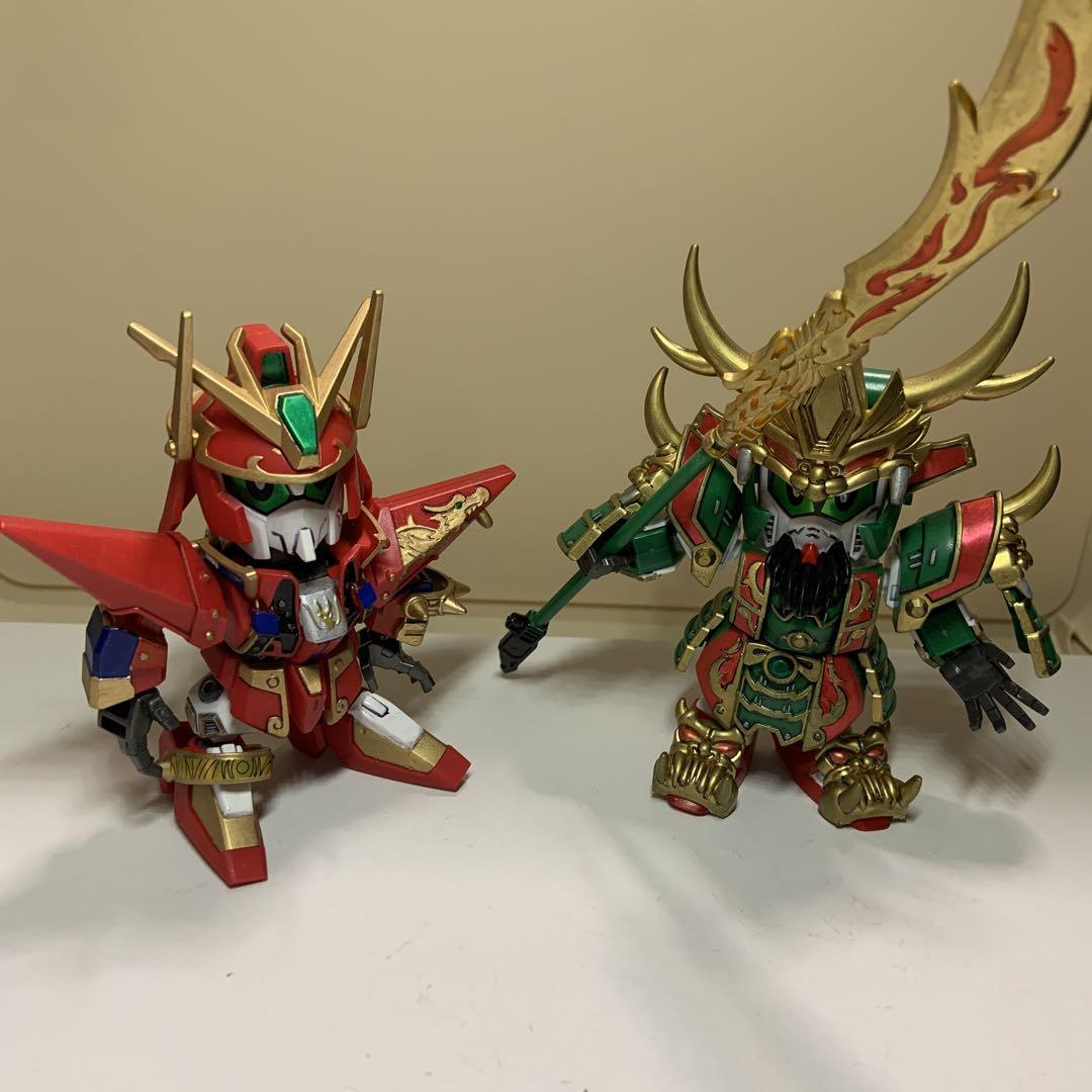 土日限定価格！SDガンダム三国伝　BB戦士 関羽ガンダム張飛ガンダムお得セット！