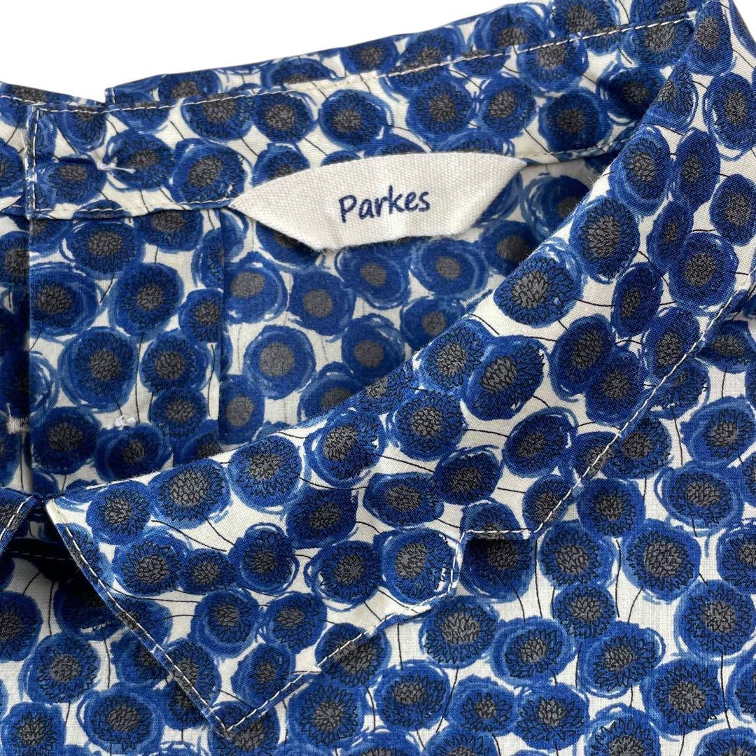 極美品 Parkes リバティ柄【ザンジー・サンビーム】長袖ブラウス
