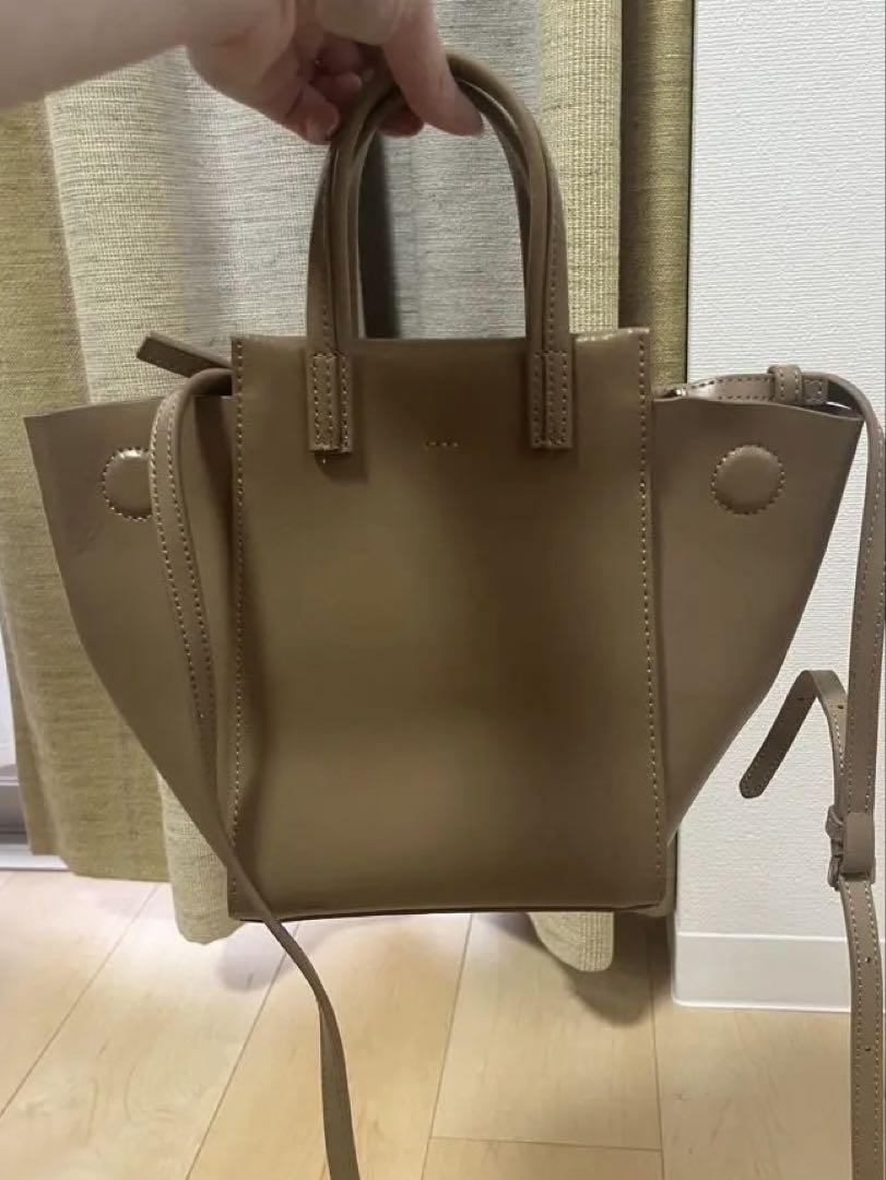 美品【YAHKI】本革レザーダブルフェイス2Wayショルダーバッグ ヤーキ