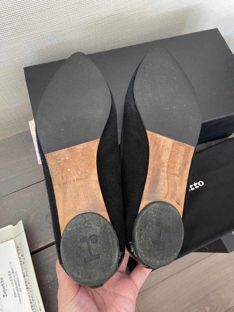 美品　Repetto 38 1/2 メリージェーン