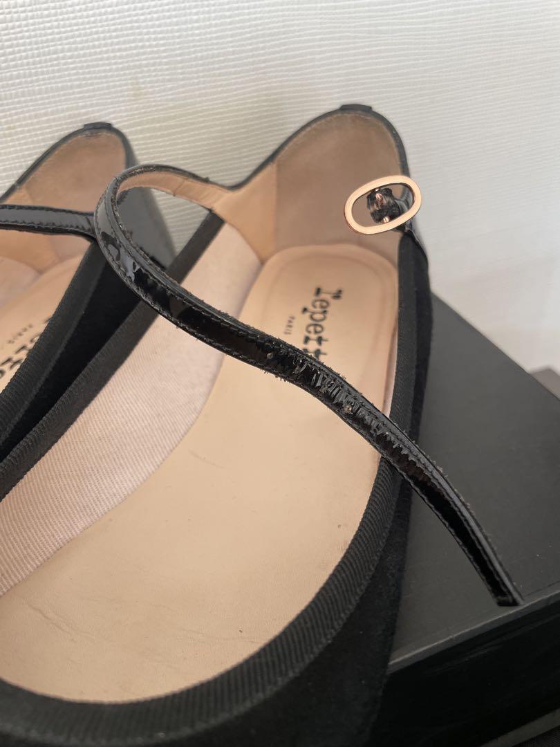 美品　Repetto 38 1/2 メリージェーン