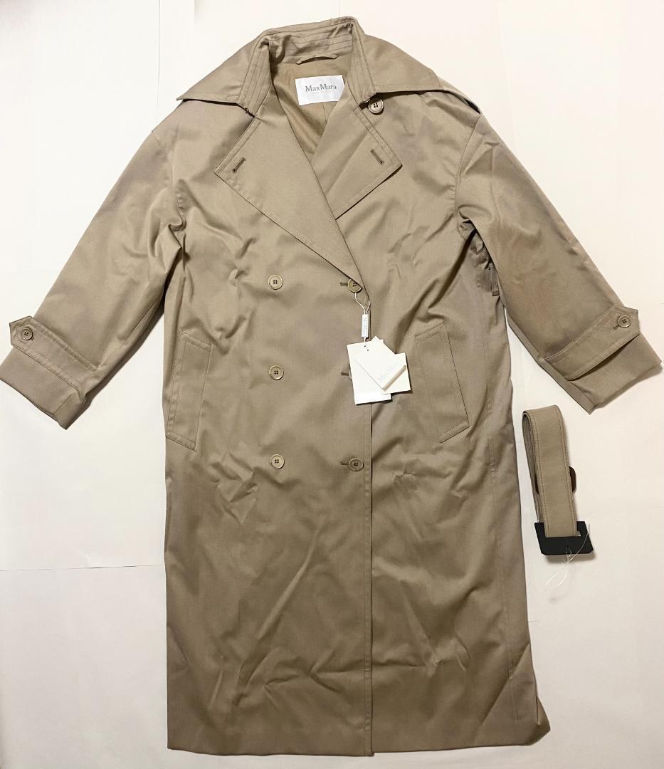 新品未使用!送料込み★Max Mara★SALPA コットンウールトレンチコート 画像2