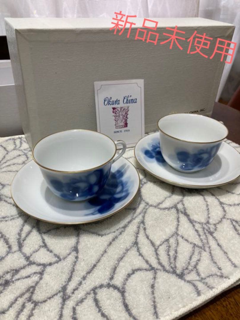 大倉陶園 ブルーローズ カップ&ソーサー2客 | www.dorisvilk.com