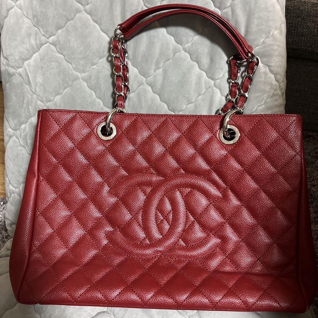 中古品 美品CHANEL トートバッグ マトラッセ