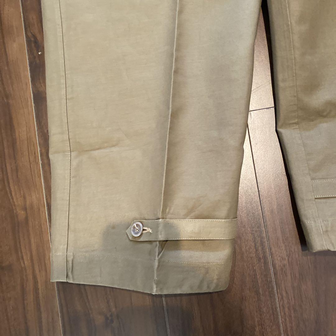 ヴィンテージ 1950's〜1960's イタリア軍 ラバーワイドパンツ 軍パン ヴィンテージ 1950's〜1960's イタリア軍 ラバーワイドパンツ 軍
