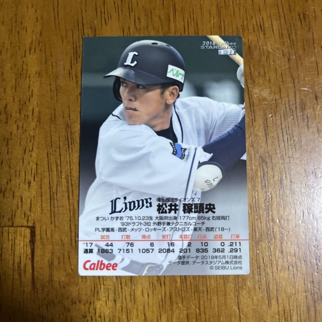 埼玉西武ライオンズ - プロ野球チップス キラカード 松井稼頭央