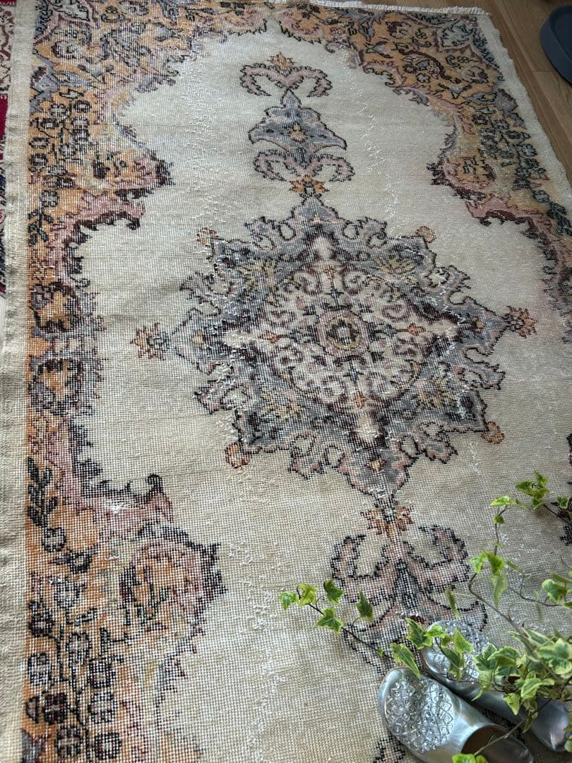 トルコヴィンテージラグ・ウール約121×203cm トルコヴィンテージラグ・ウール約121×203cm