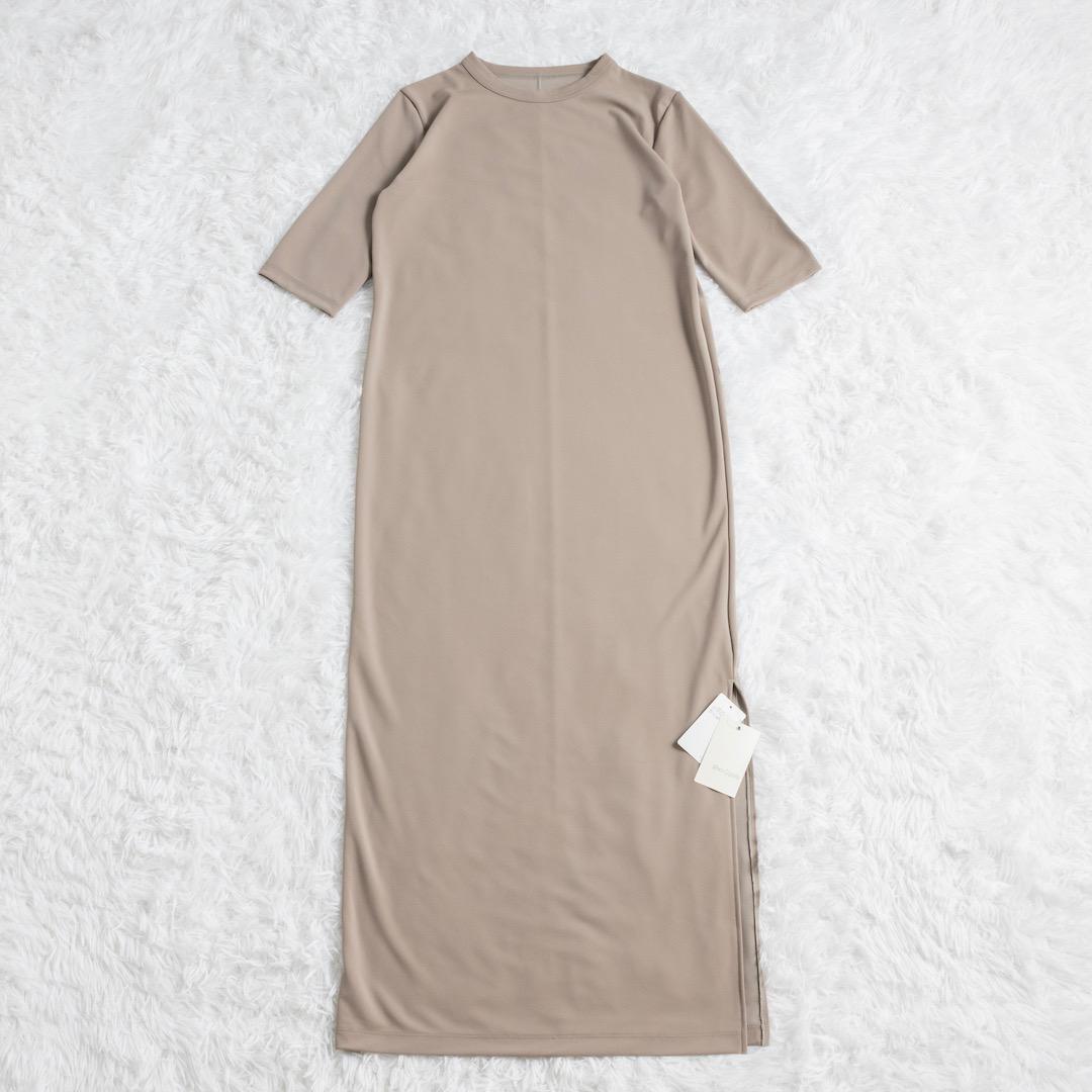Whim Gazette ウィムガゼット 24SS ハンソデカットワンピース Whim Gazette ウィムガゼット 24SS ハンソデカットワンピース