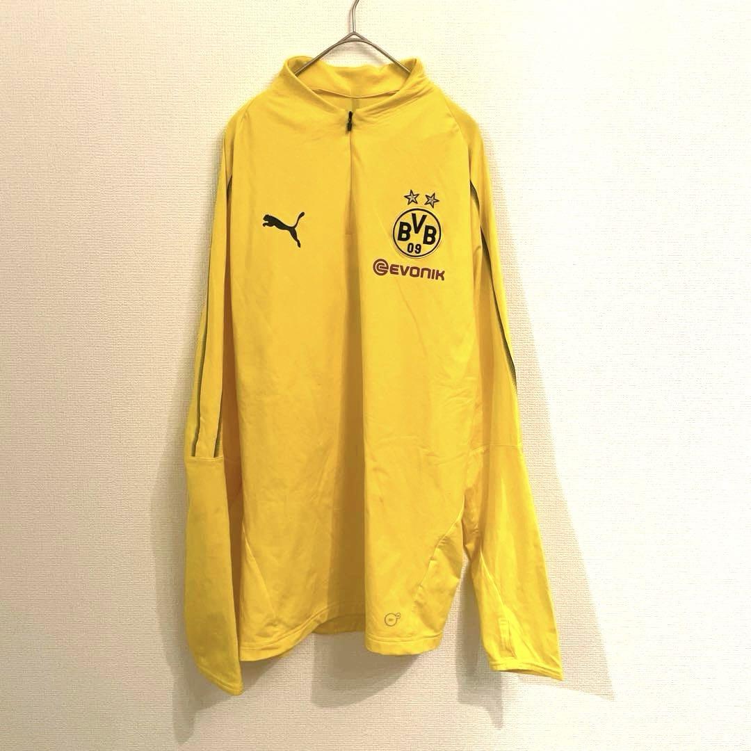 PUMA ドルトムント セットアップ L ドリルトップ トレーニングトップ