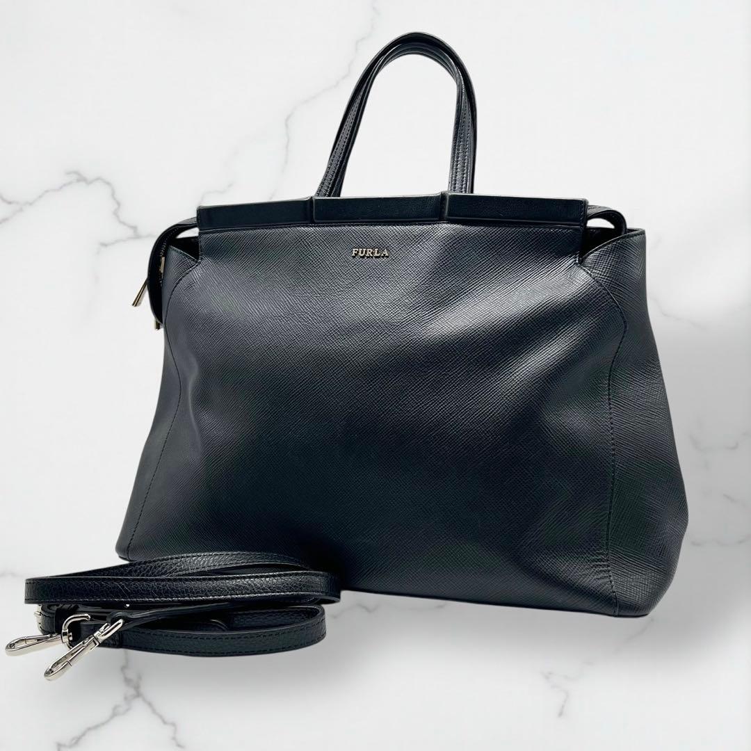 フルラ ハンドバッグ ビジネスバッグ 2way 斜め掛け レザー A4可FURLA