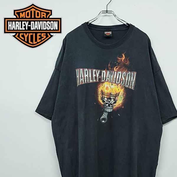ハーレーダビッドソン 2006 コーパスクリスティ Ｔシャツ ブラック 古着