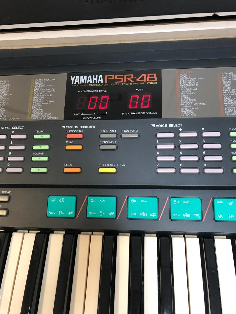 YAMAHA ヤマハ PSR-48 電子ピアノ ポータトーン 61鍵