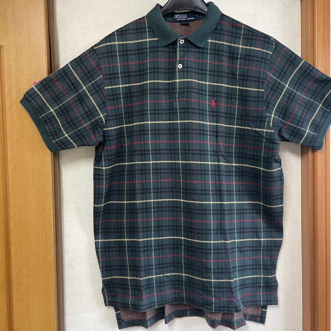 90s ヴィンテージ　POLO Ralph Lauren USA製ポロシャツXL