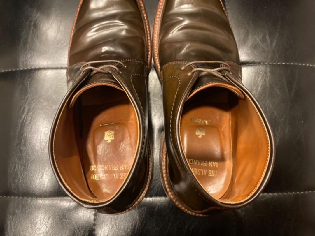 Alden シガーコードバン　チャッカブーツ