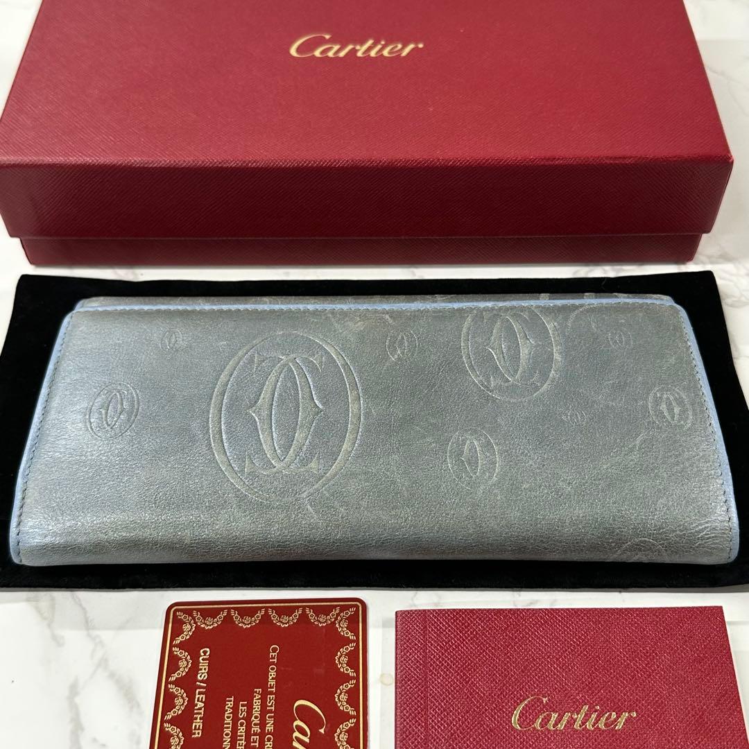 新品同様‼️ カルティエ Cartier 財布 長財布 ハッピーバースデー 新品同様‼️ カルティエ Cartier 財布 長財布 ハッピーバースデー